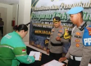 Pelantikan dan Pengukuhan Pengurus Ojek Online di wilayah hukum Polres Metro Tangerang Kota