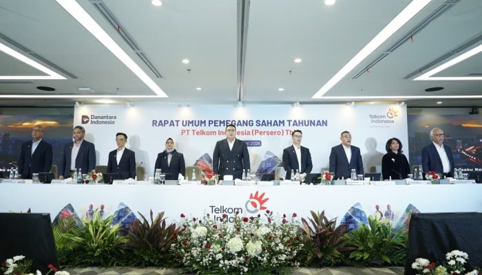 Tebar Dividen Jumbo, RUPST Telkom Pertahankan Jajaran Direksi